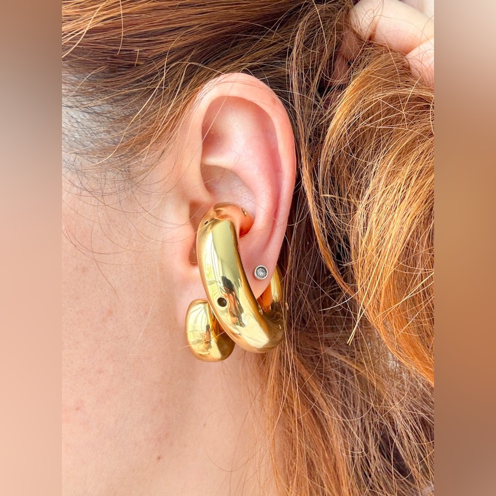 Big Moon Ear Cuff by Paula Mendoza